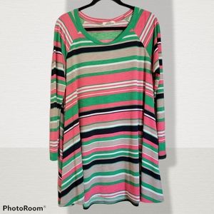 e`loges long sleeve shirt dress